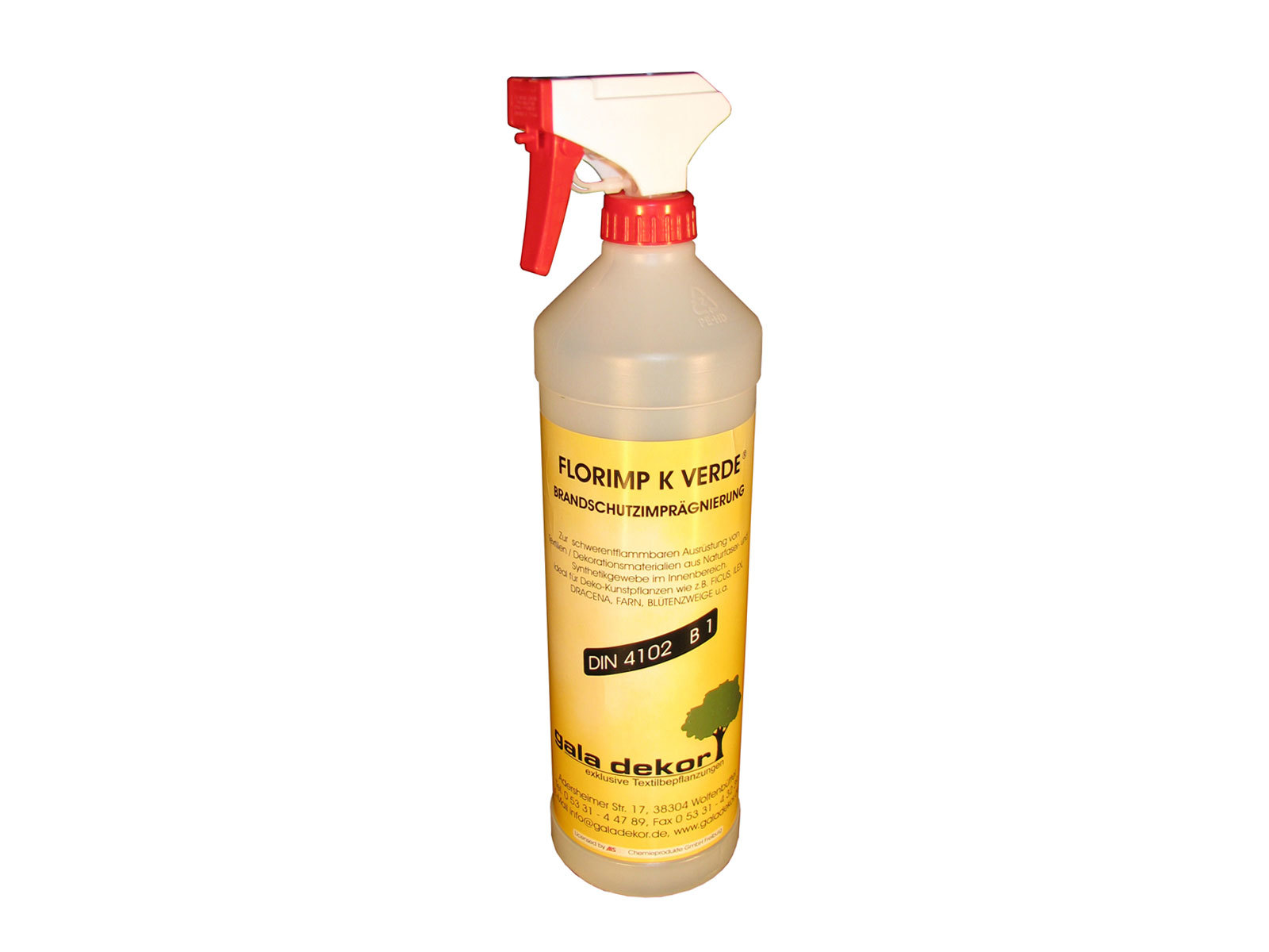Sprühpumpflasche 1l f. Brandschutzmittel