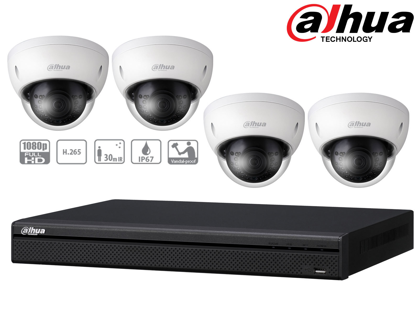 Videoüberwachungsset Dahua IP
