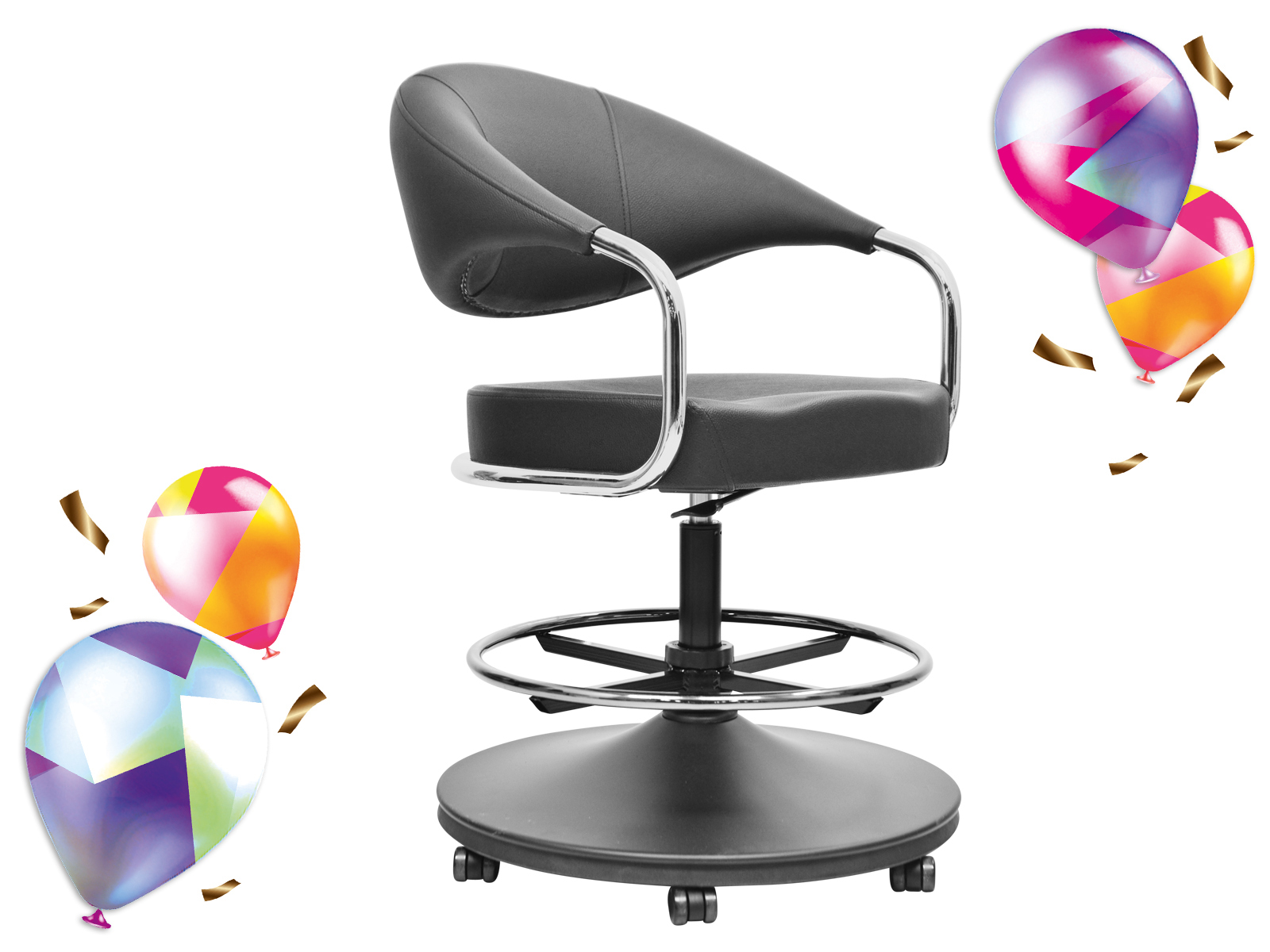 Drehsessel 702 MFP Black Edition