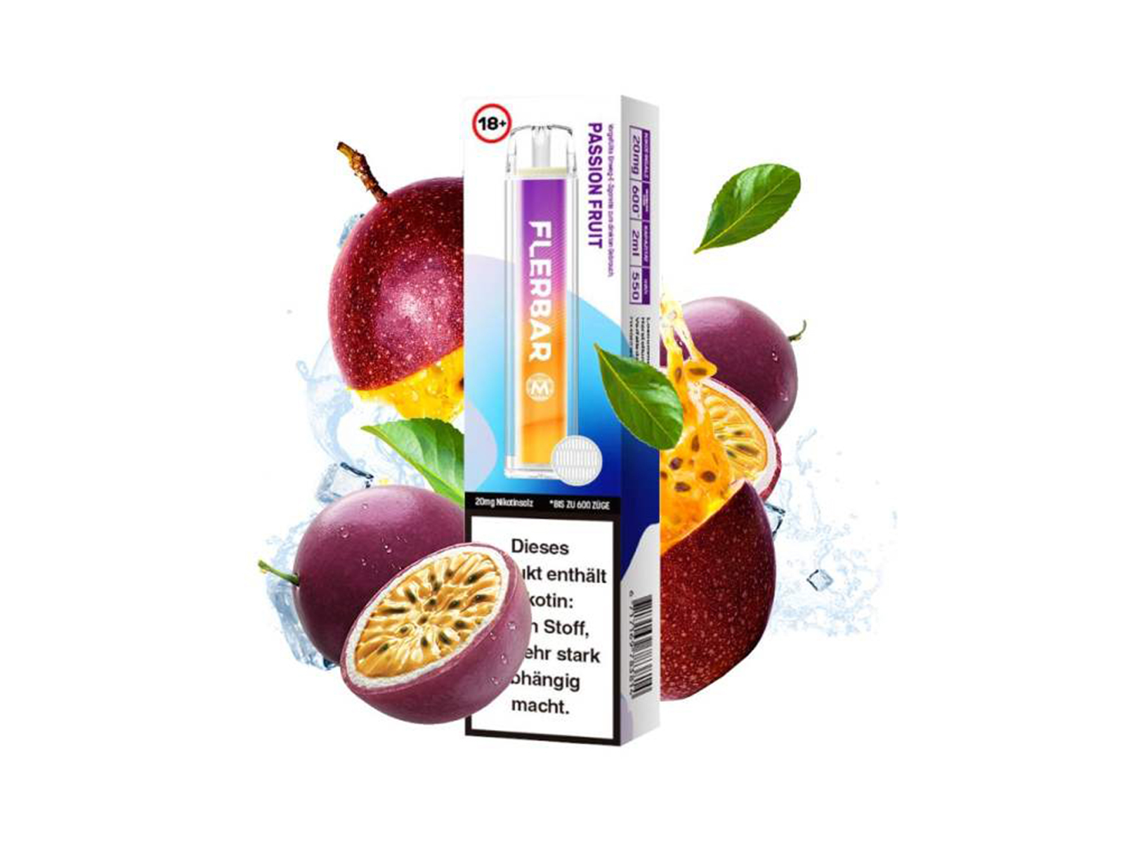 FLERBAR e-Zigarette Pas. Fruit mN VPE 10