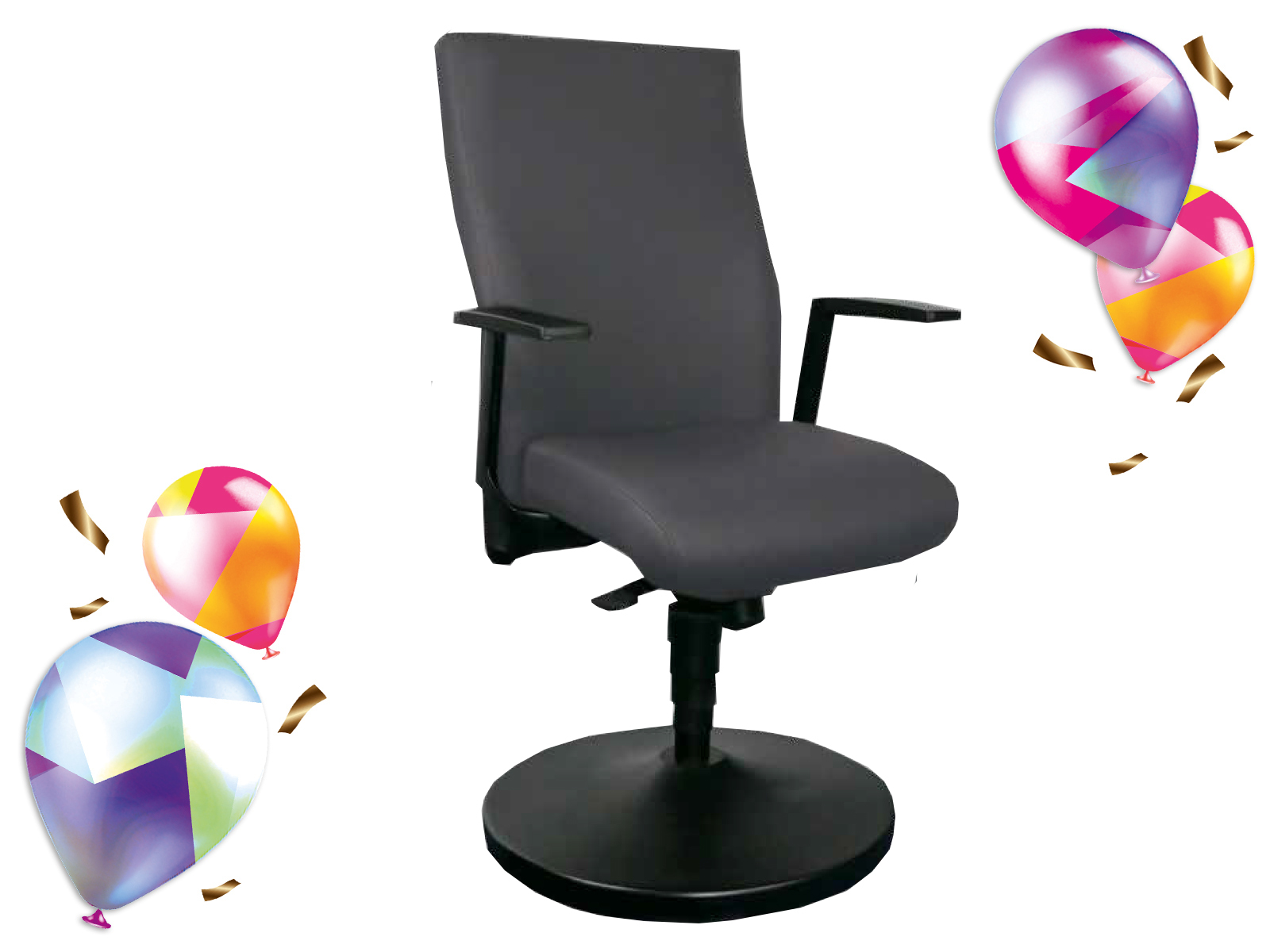 Drehsessel Spirit 2.0 Black