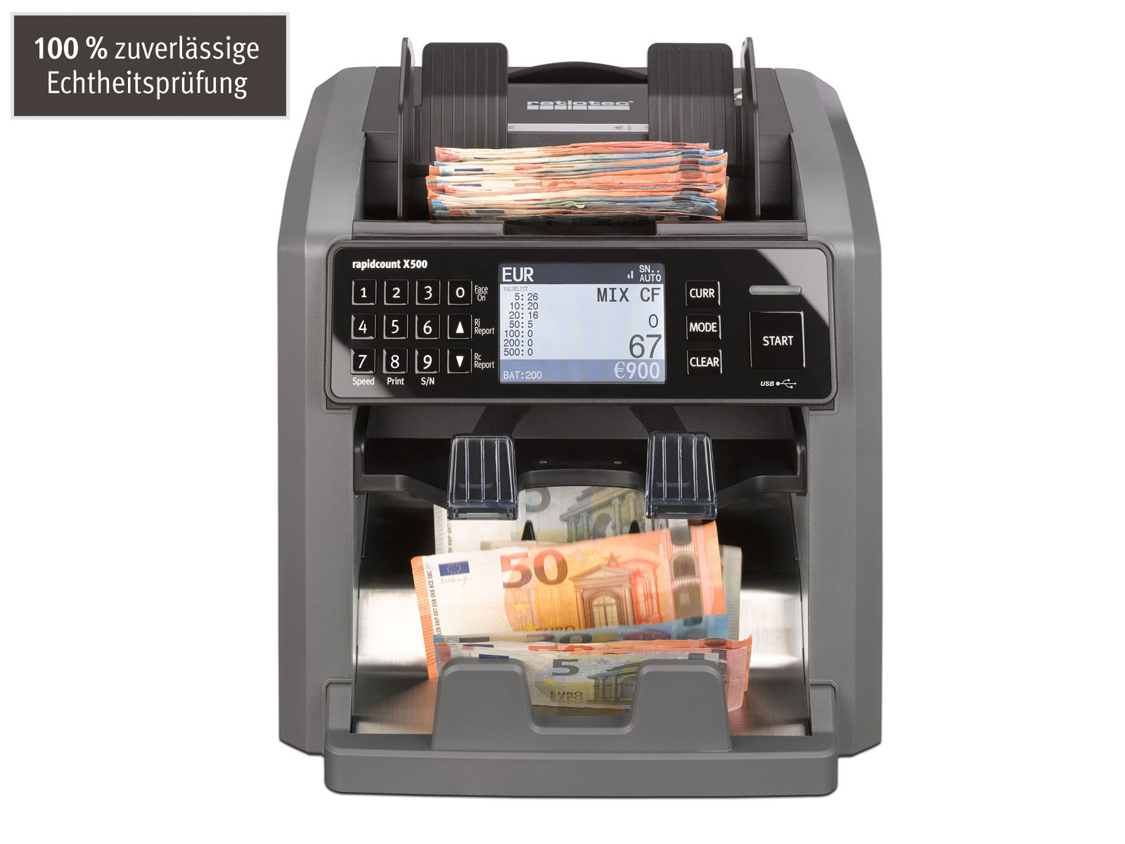 Banknotenzählmaschine RC X 500