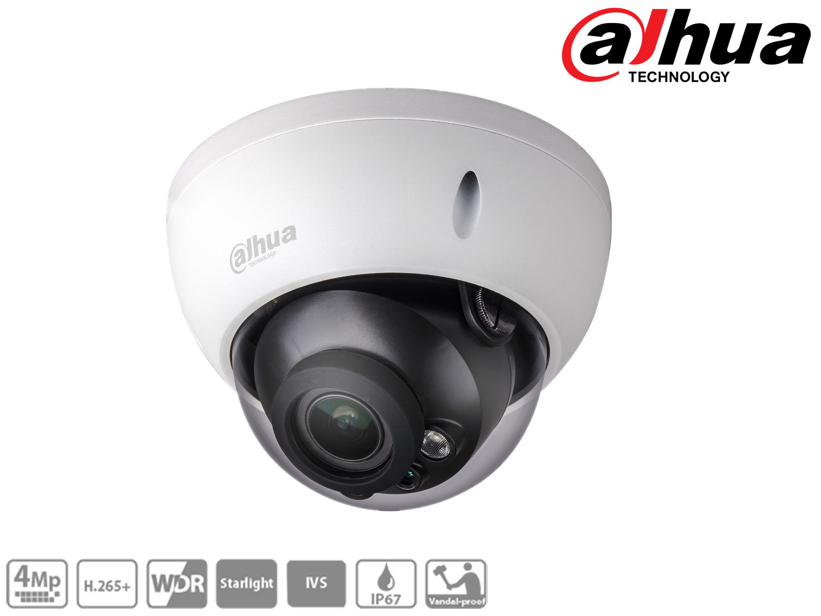 Kamera Dahua IP Dome 2000 Vario 4MP IR