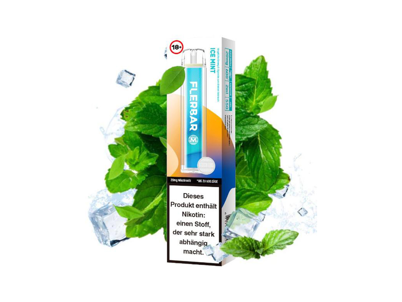FLERBAR e-Zigarette Ice Mint mN VPE 10