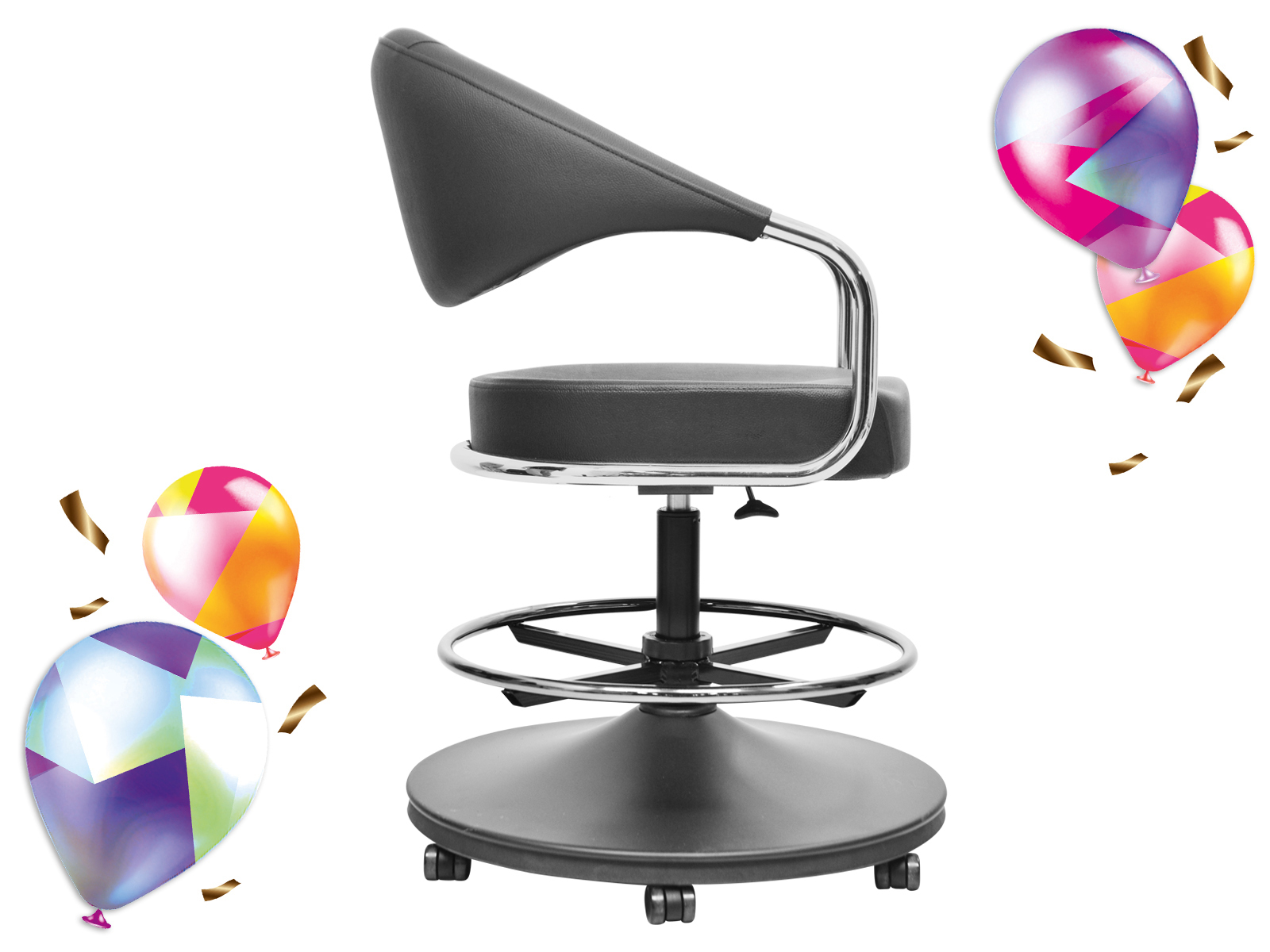 Drehsessel 702 MFP Black Edition