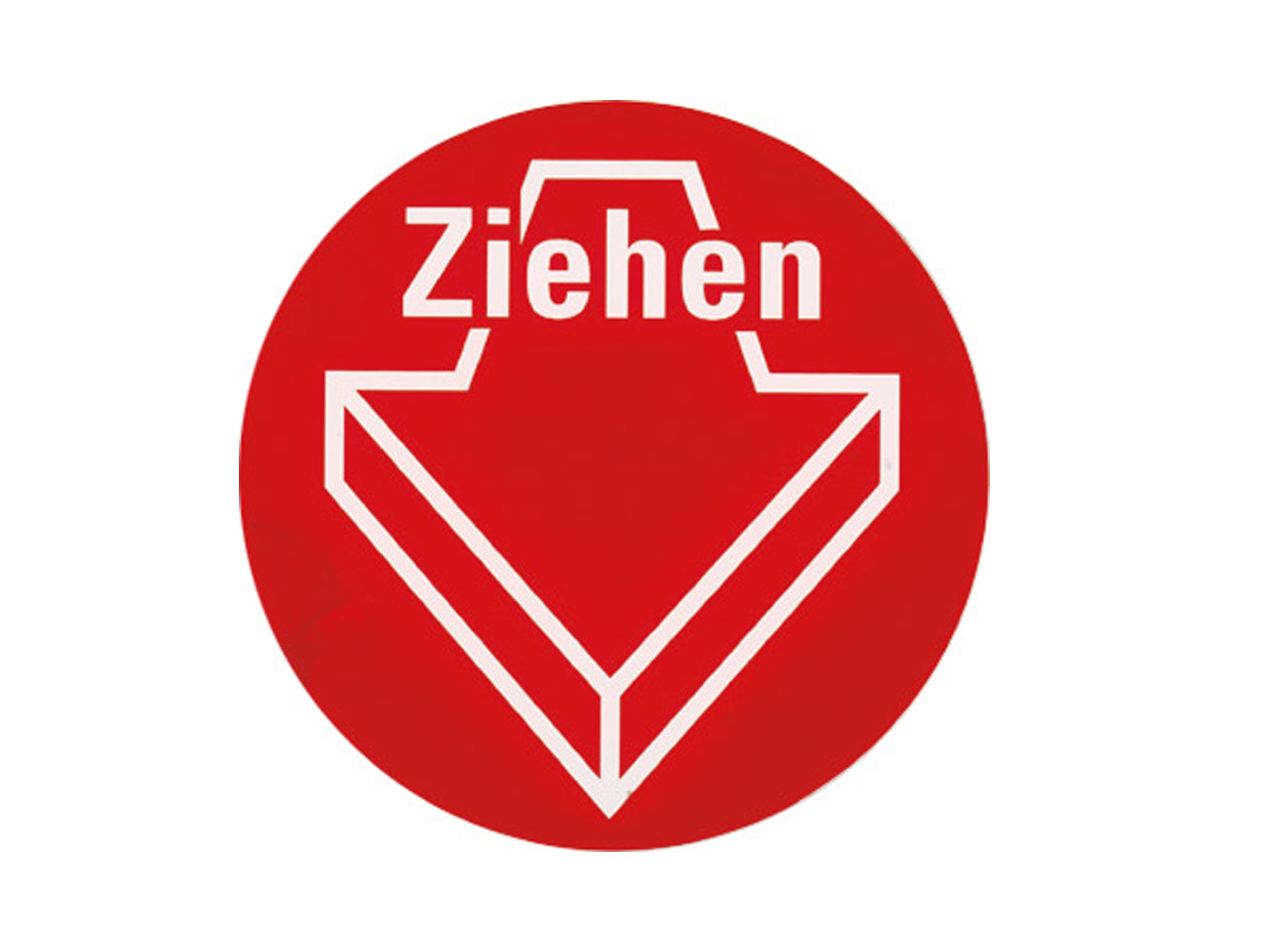 Aufkleber Ziehen